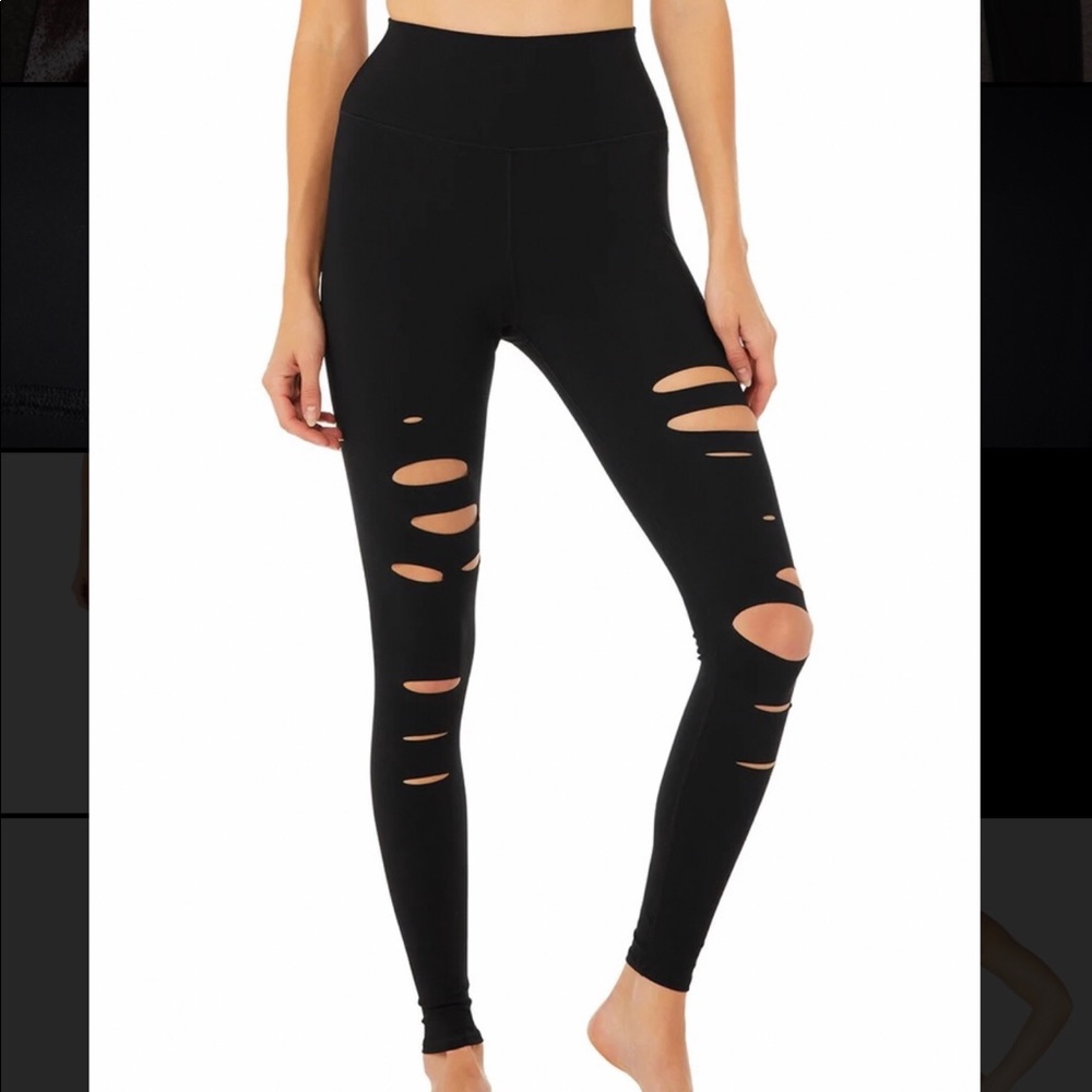 High-Waist Ripped Warrior Legging